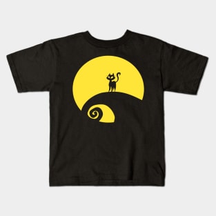 Cat skellington Kids T-Shirt